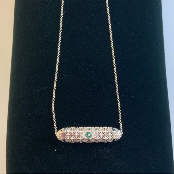 Evil Eye Spinner Necklace - Picture 3 of 9